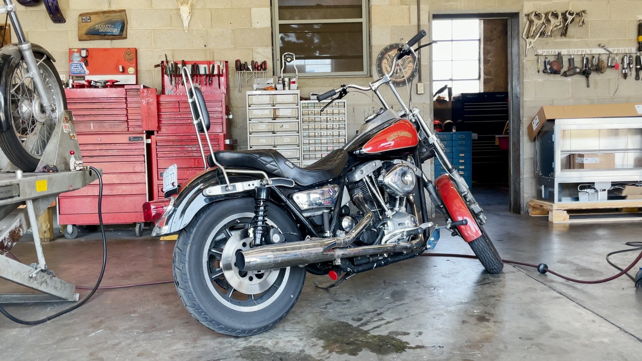 Shovelhead sissy clearance bar