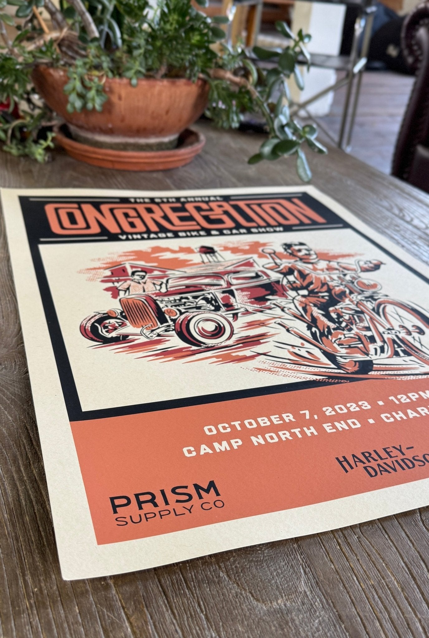 The Congregation Show 2023 Screen Printed Poster - Prism Supply