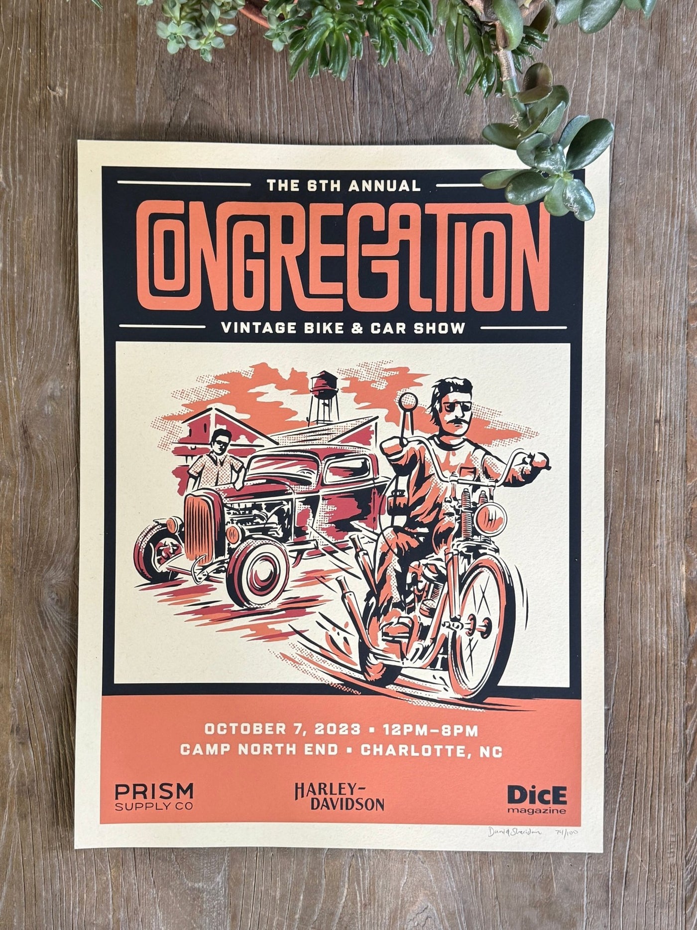 The Congregation Show 2023 Screen Printed Poster - Prism Supply