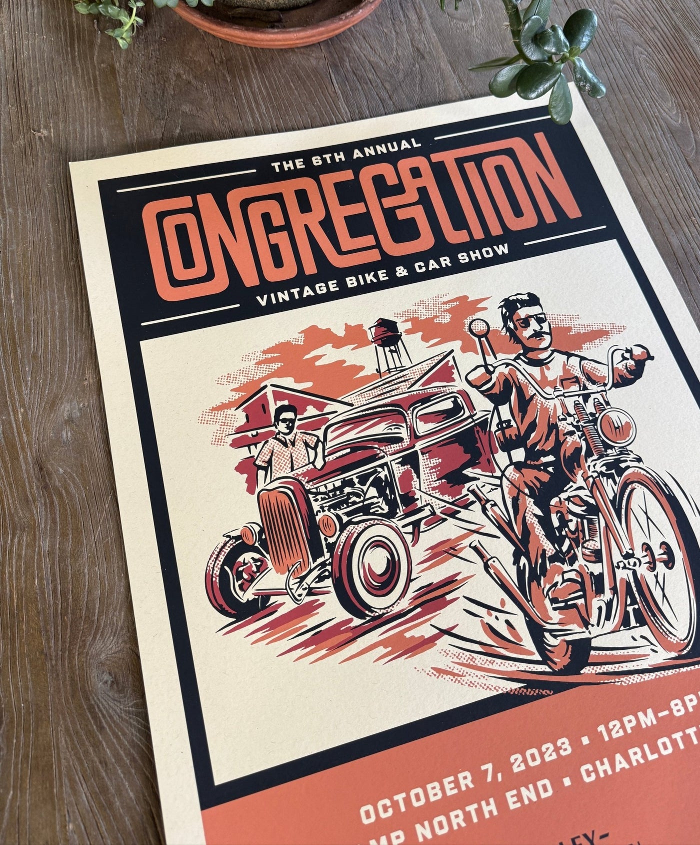 The Congregation Show 2023 Screen Printed Poster - Prism Supply
