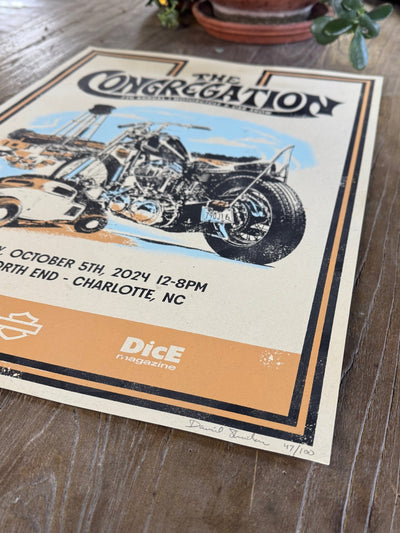 The Congregation Show 2024 Screen Printed Poster - Prism Supply