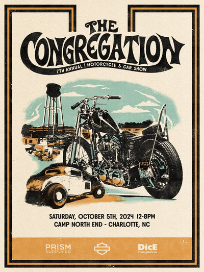 The Congregation Show 2024 Screen Printed Poster - Prism Supply
