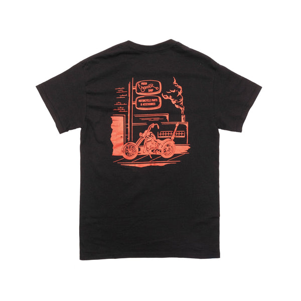Chopper Shop Tee - Black - Prism Supply