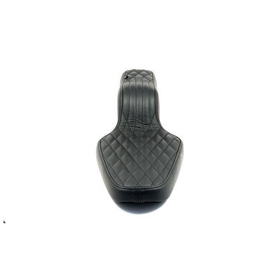 King Cobra Seat - Black Diamond: 82-03 Sportster - Prism Supply