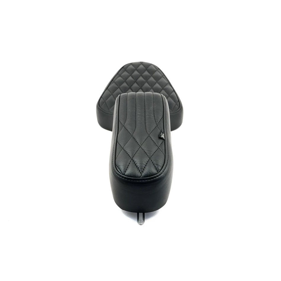 King Cobra Seat - Black Diamond: 82-03 Sportster – Prism Supply