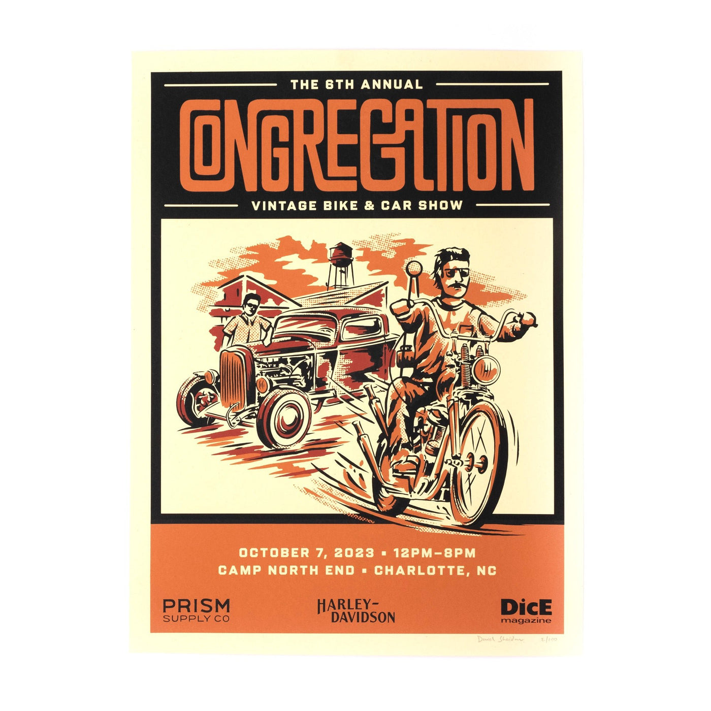 The Congregation Show 2023 Screen Printed Poster - Prism Supply